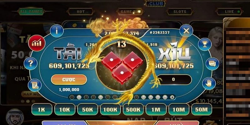Tài Xỉu là một trò chơi truyền thống dựa trên kết quả của ba viên xúc xắc