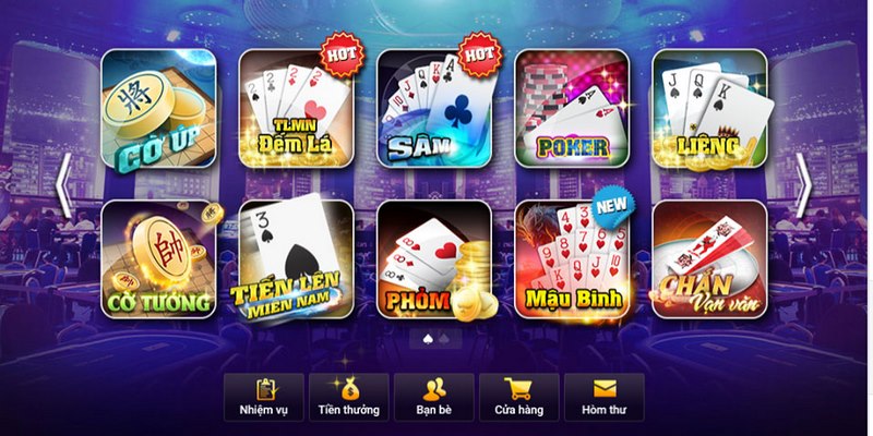 Trải nghiệm tại sảnh game bài V8 mọi lúc mọi nơi với hệ thống game bài khổng lồ